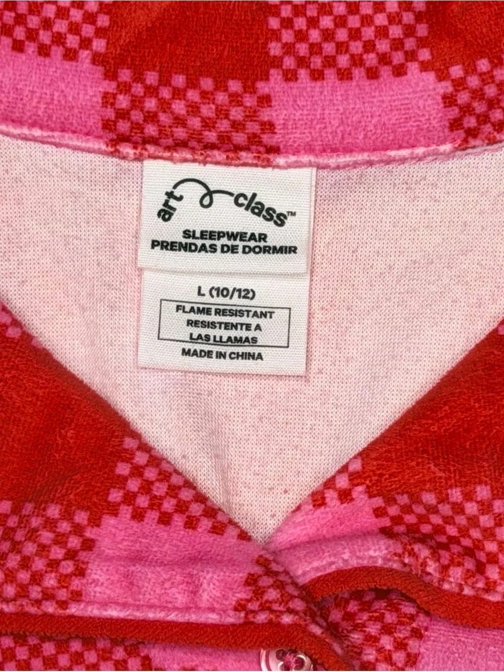 Art Class Gingham Pajama Set